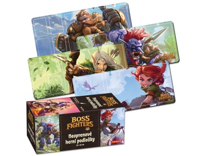 bossfighters playmaty bila krabice