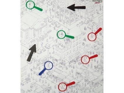 Lupy a šipky do hry MikroMakro: Město zločinu insert MitroCZECH organizer BoardGameHolic